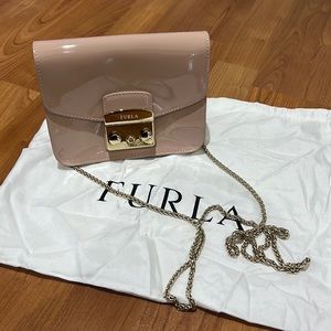 FURLA patent leather purse